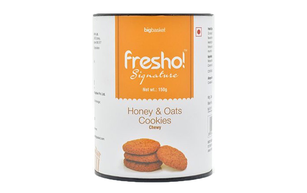 Fresho Signature Honey & Oats Cookies Chewy   Pack  150 grams